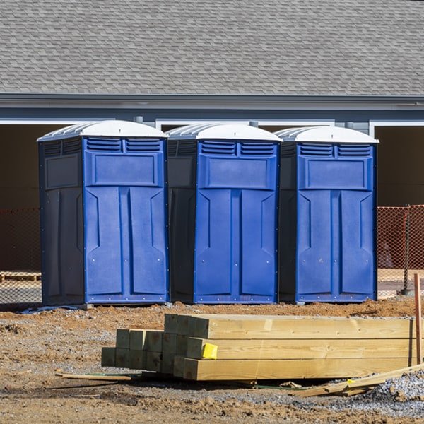 what is the cost difference between standard and deluxe portable toilet rentals in Oskaloosa